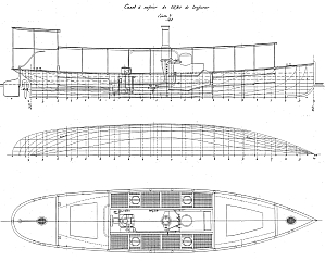 Canot a vapeur Canot a vapeur de 14,50 m 1882